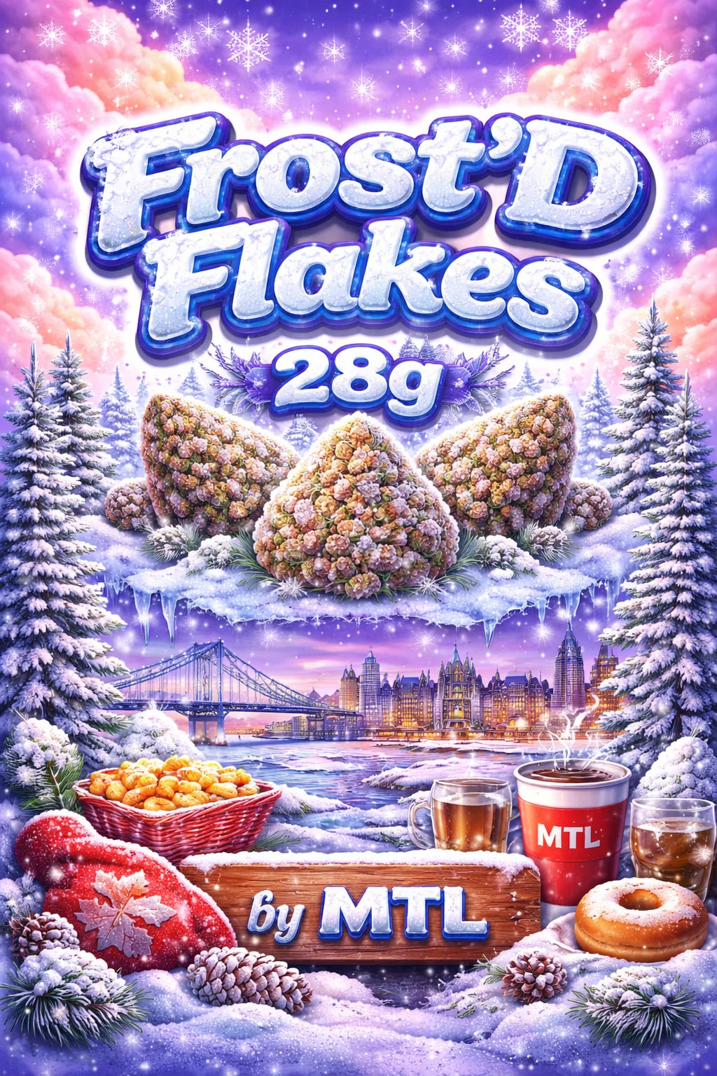 LowKey by MTL Cannabis - 28g Frost'd Flakes 28g Flower | LowKey MTL Main Image