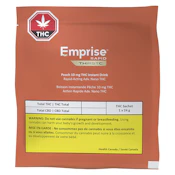 Emprise Rapid THirstC - Peach 10 THC Instant Drink 1 Pack Beverages