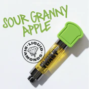 Sour Granny Apple Liquid Diamonds 1g Vape Cartridge by Super Toast