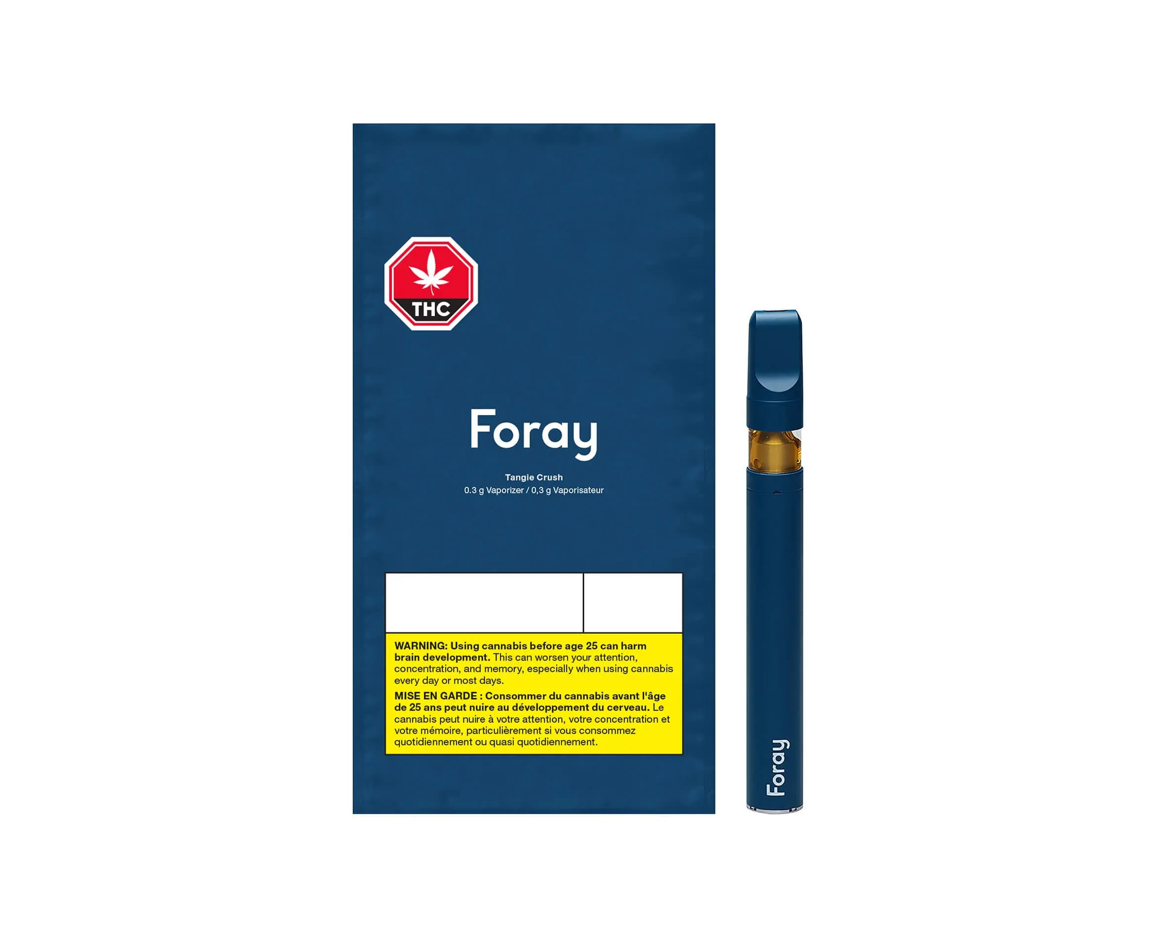 Foray Tangie Crush Sativa 0.3g Disposable Vape