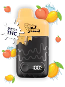 Peach Mango Ice Dripbar 0.95g Disposable Vape by Sticky Greens