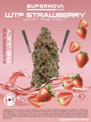 WTF Strawberry 3.5g Dried Flower by Supernova Farms