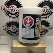 80:20 Blue Raspberry 1g Disposable Vape Pen - BLASTPHEMY