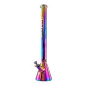 Fortune 24" Electroplated Bong Rainbow