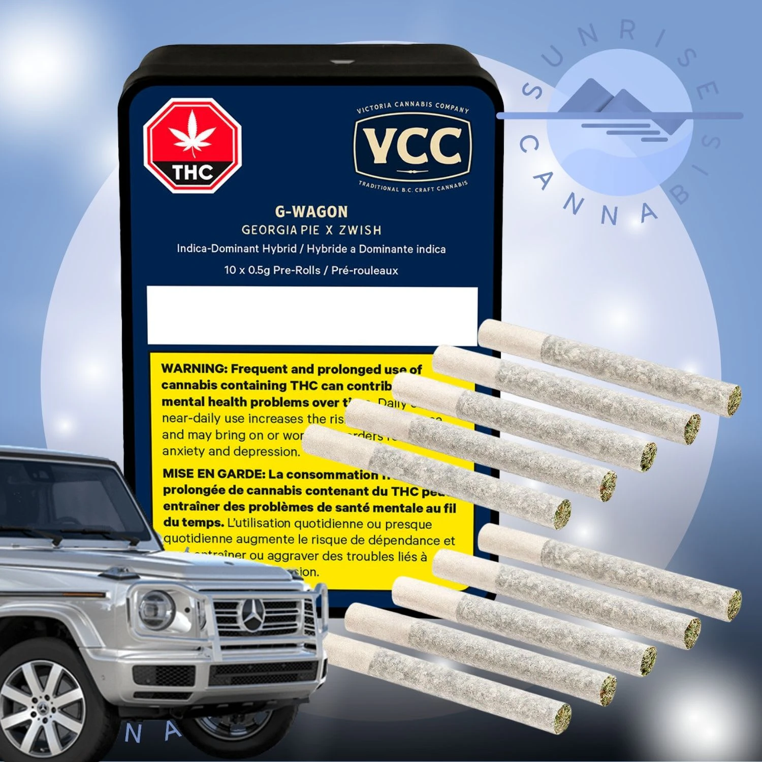 VICTORIA CANNABIS CO. - G WAGON - VICTORIA CANNABIS CO - 10X0.5G Main Image