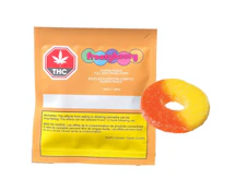 Frootyhooty Poppin' Peach Full Spectrum Loops  10mg THC Soft Chew
