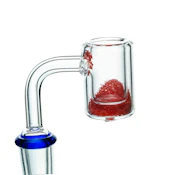 14mm Hemper Thermo Chromic Quartz Banger w/ Color Changing Crystals (Red)