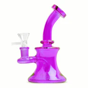 5" Day Glow Bubbler - Purple