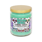 13 Oz Sugar Skull Candle (Smoke Odor)