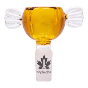 Maple Glass - Ethereal Wings Bowl (Amber)