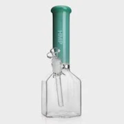 HMP | 12" Heavy Duty Hexagon Base Bong | Green