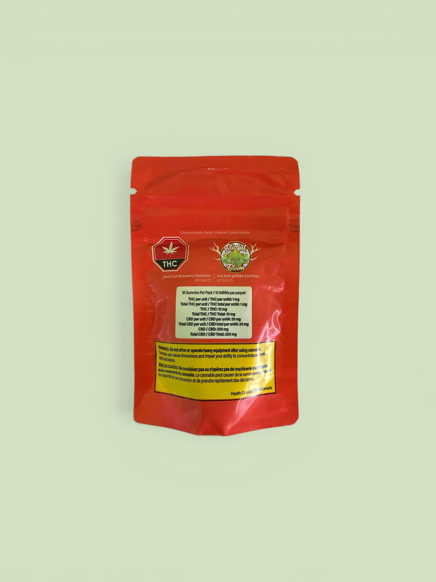 WYLD - Wyld - Strawberry 20:1 - 10x20MG CBD: 10x1MG THC Main Image