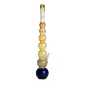 Red Eye Glass 32" Bubblicious Bubble Base Water Pipe