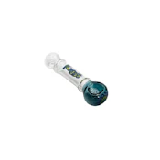 KUSH GLASS PIPE WITH HONEY COMB - B GREEN