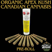 Organic Apex Kush 10 x 0.5g Pre-Rolls