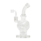 10" Swiss Globe Concentrate Bubbler W/UFO Perc & Quartz Banger