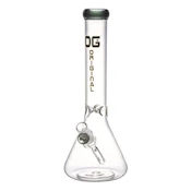 14" 5mm OG Original Colored Rim Beaker (Black)