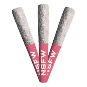 PROMISCUOUS PEACH NSFW DIAMOND COASTED INFUSED PRE ROLLS - 1.5