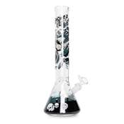 Red Eye Glass | 15" Glow in the Dark Cemetery Bong
