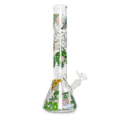 Red Eye Glass | 15" Glow in the Dark Canna Culture Bong