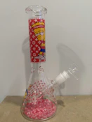 FLAME GLASS BONG SUPREME LV