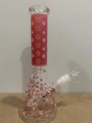 FLAME GLASS BONG FLOWAR