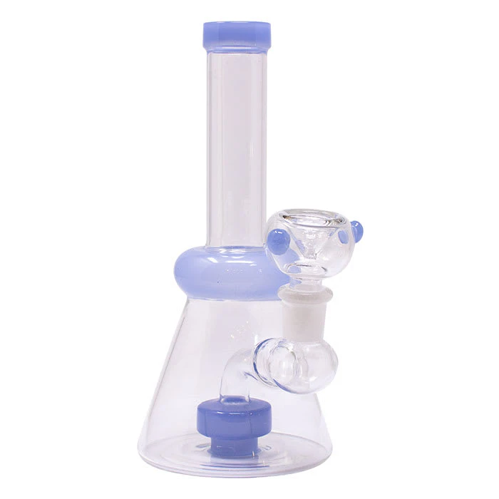 Maple Craft - 7 Inches Glass Portable & Timeless Bong - Blue Main Image
