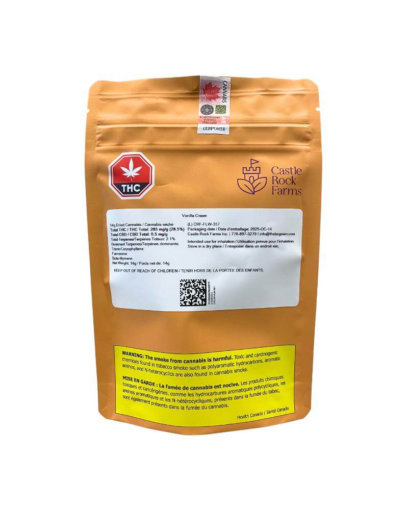 Vanilla Cream 7g Dried Flower