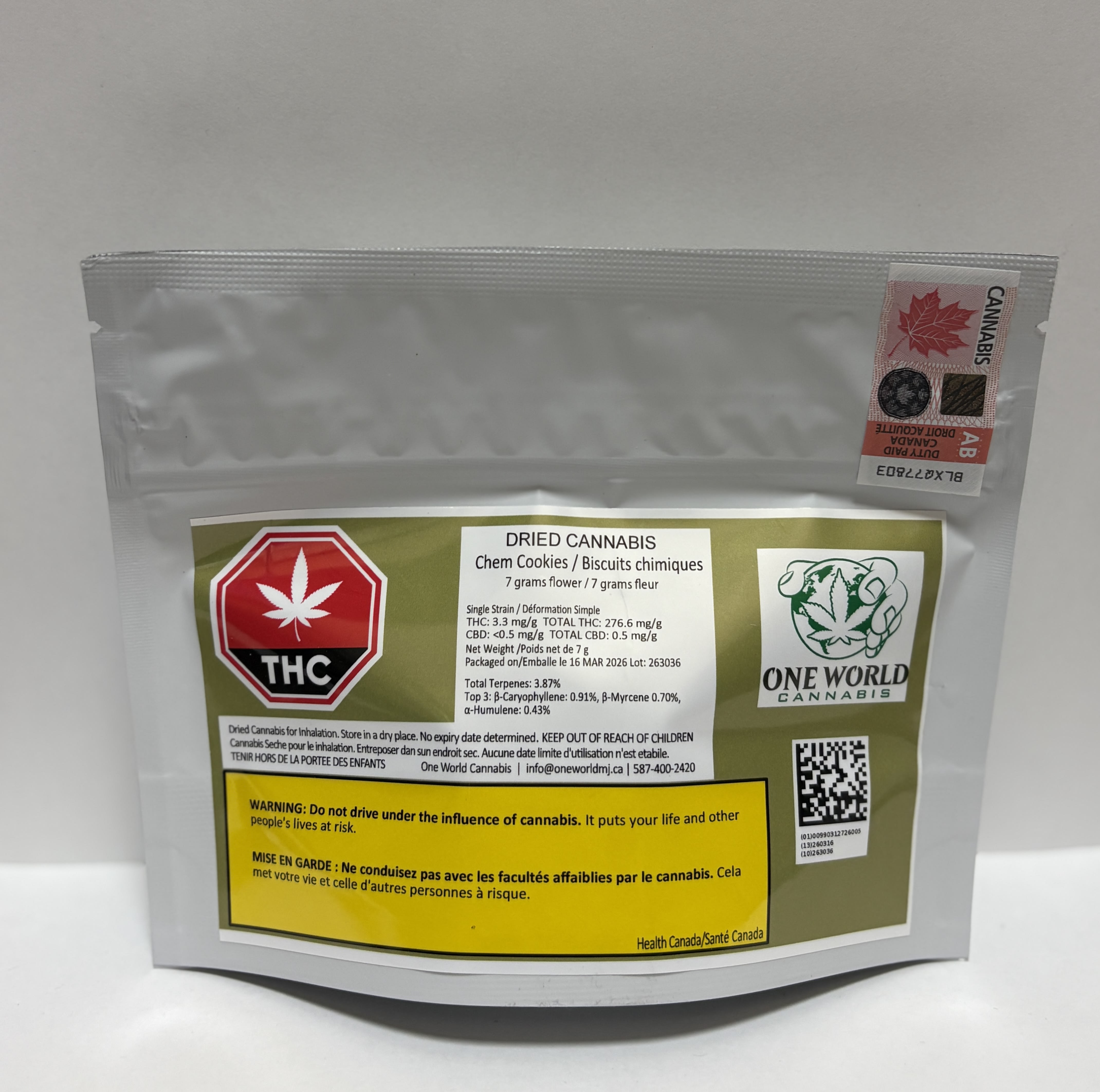 Chem Cookies 7g Flower