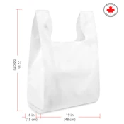 ACC - White 21x18x6 Poly Carry Bag