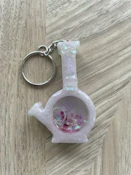 Bong Shaker Keychain - Pearl White