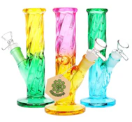 ACC- SeshGear - 7.75" Straight Tube Ombre Water Pipe - Assorted Colors
