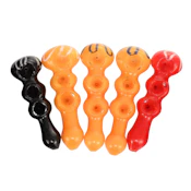 5" Cartel Knobbed Glass Hand Pipe