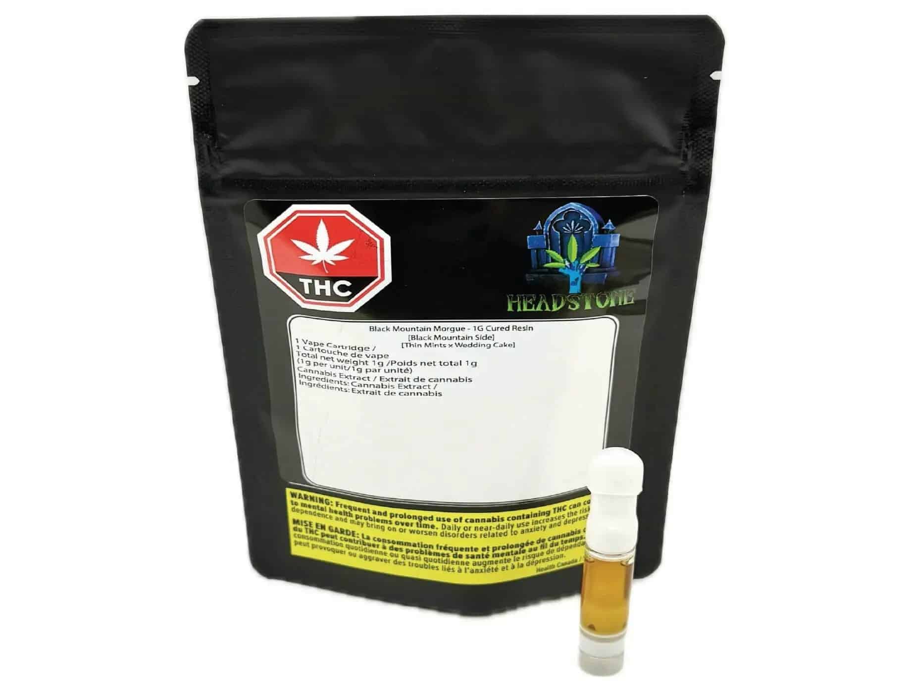 Headstone - Black Eden Cured Resin 1g Prefilled Vape Cartridge