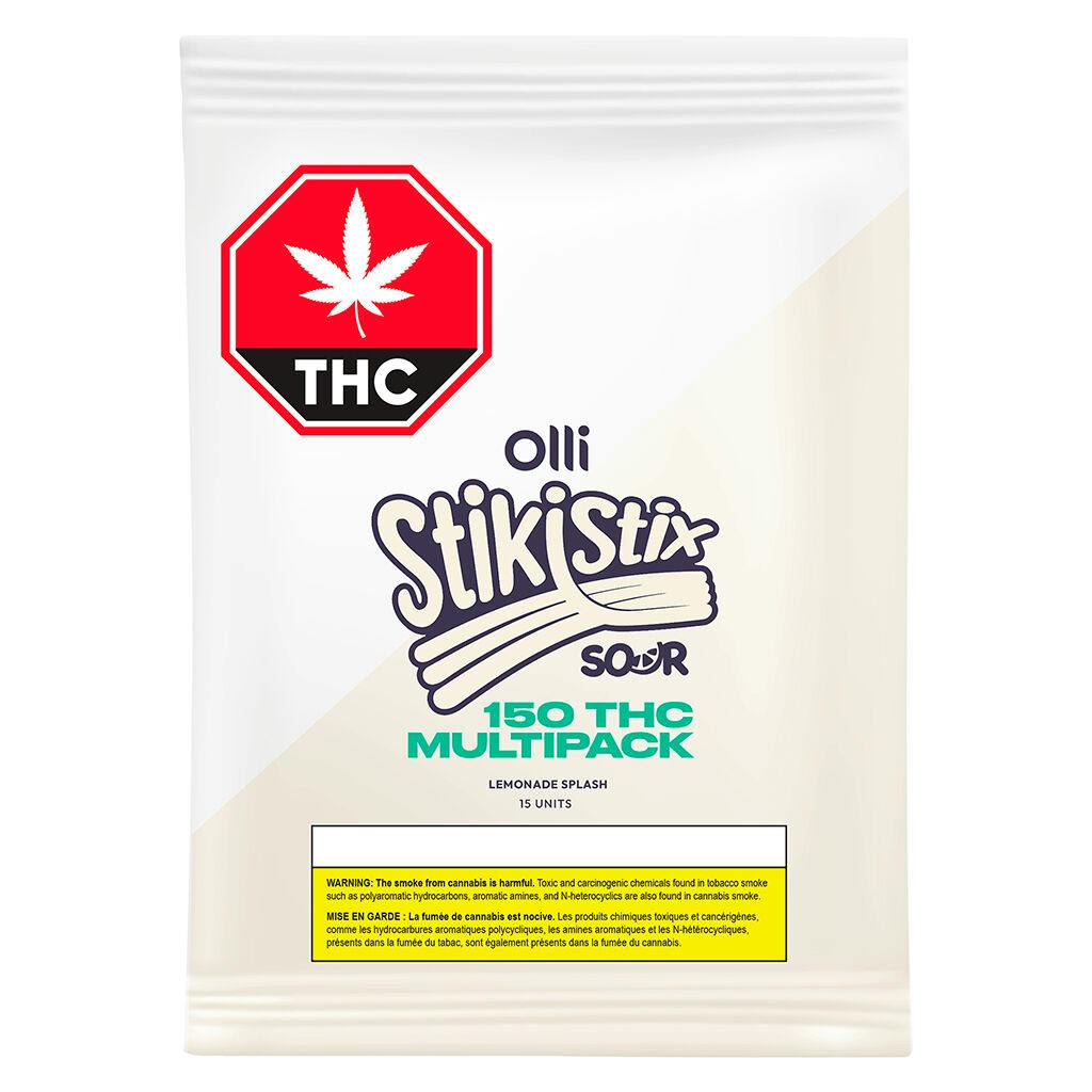Olli Stix - Multipack of 15 - Lemonade Splash Gummies 10g Gummies