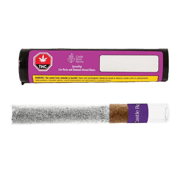 GastroPop 1 x 1g Live Resin Diamond Infused Blunt