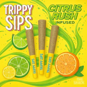 Citrus Rush Pack 3 x 0.5g Kief Coated Liquid Diamond Infused Pre-Rolls