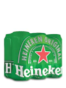 Heineken 6x500ml  tall can