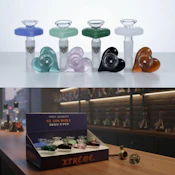 XTREME 14MM HEART SHAPED GLASS BOWLS - 8