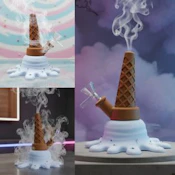 ICE CREAM SILICONE PIPE - LIGHT BLUE