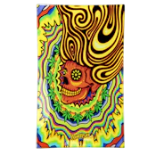 HONEYPUFF - PREMIUM GLASS TRAY - PSYCH SKULL