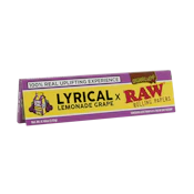RAW x LYRICAL | Lemonade Grape Organic Hemp Rolling Papers King size Wide