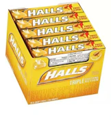HALLS honeylemon flavour