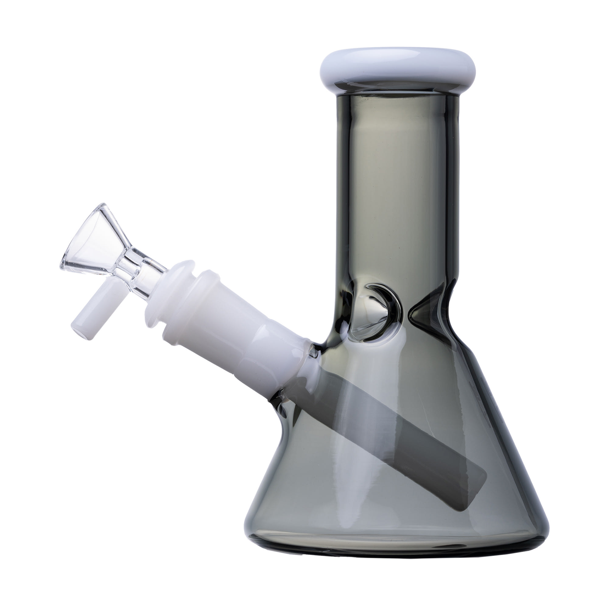6 inch Beaker Bong | Human Grade - Smoke