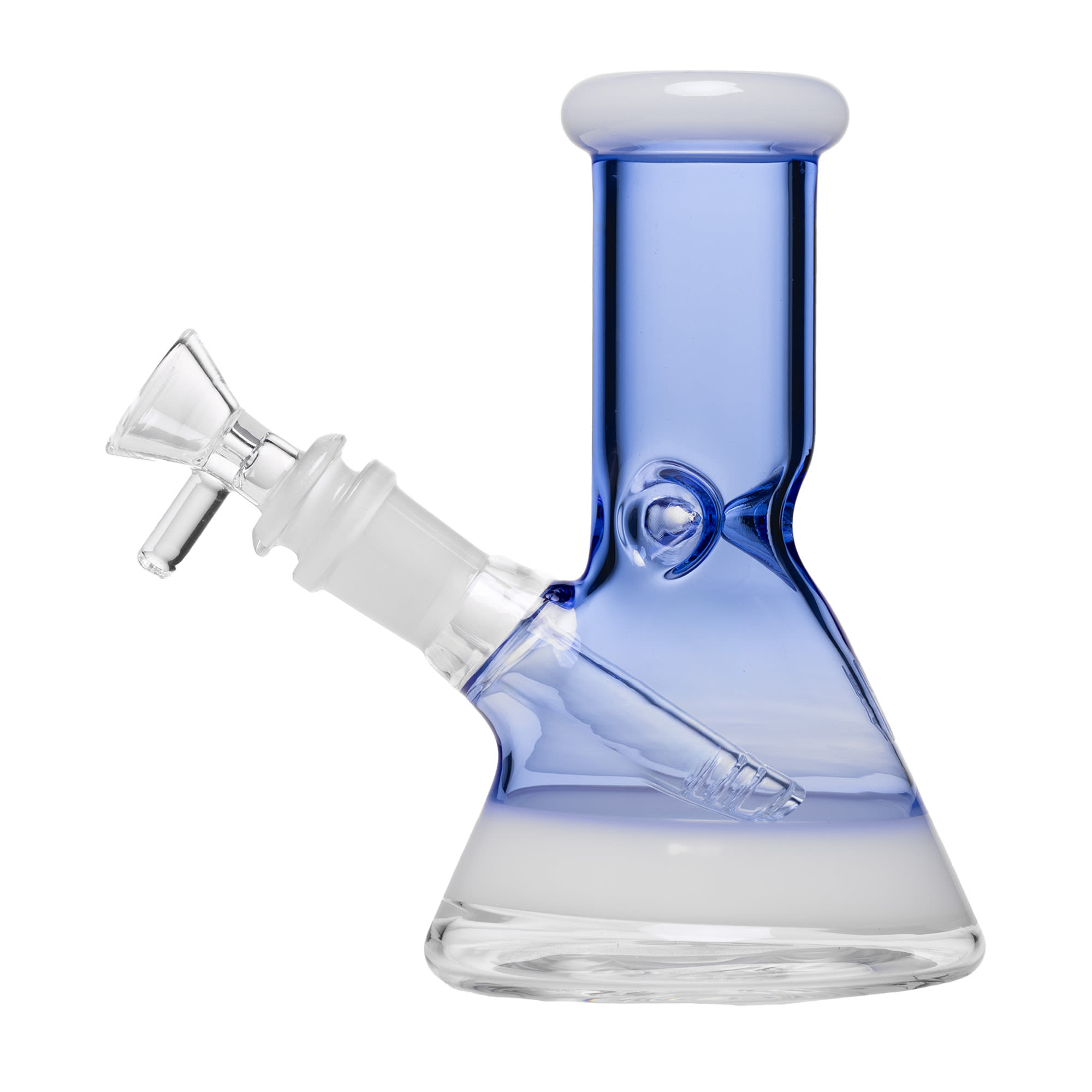 6 inch Beaker Bong | Human Grade - Light Blue