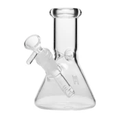 6 inch Beaker Bong | Human Grade - Clear