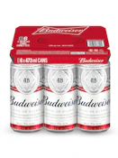 Budweiser 6x473ml cans