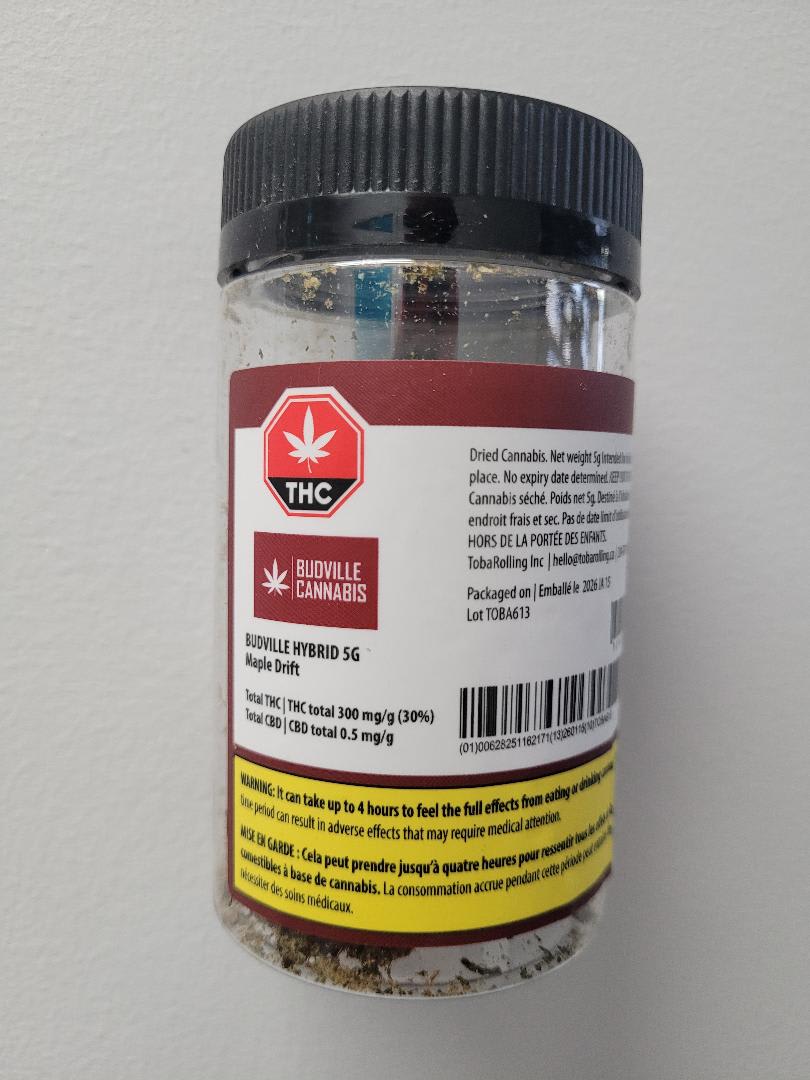 Budville Cannabis Budville Hybrid (Rotating Strains) 5g Flower