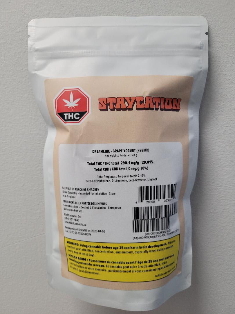 Staycation Dreamline (Various Strains) 28g Dried Flower