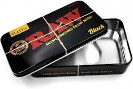 Raw Black Metal Tin Case - 1/14 size caddie